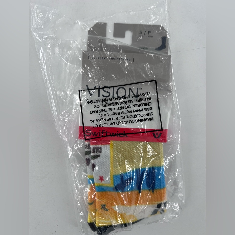 Swiftwick vision crew impression size small new